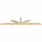Ekena Millwork Saratoga Rough Sawn Timber Gable Bracket, Douglas Fir, 108"W x 27"H x 4"D x 4"F, 6/12 Pitch GBW108X27X0404SAR00RDF - alternate 3